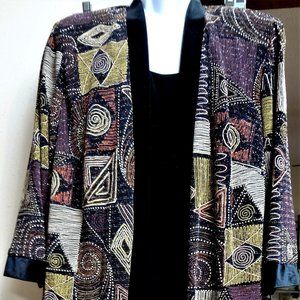 R & M Richards by Karen Kwong Pant and Top Set